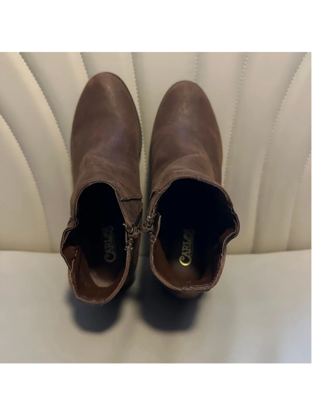 Carlos by Carlos Santana Women’s Brown Ankle Boots – Size 7.5, Pre-Owned